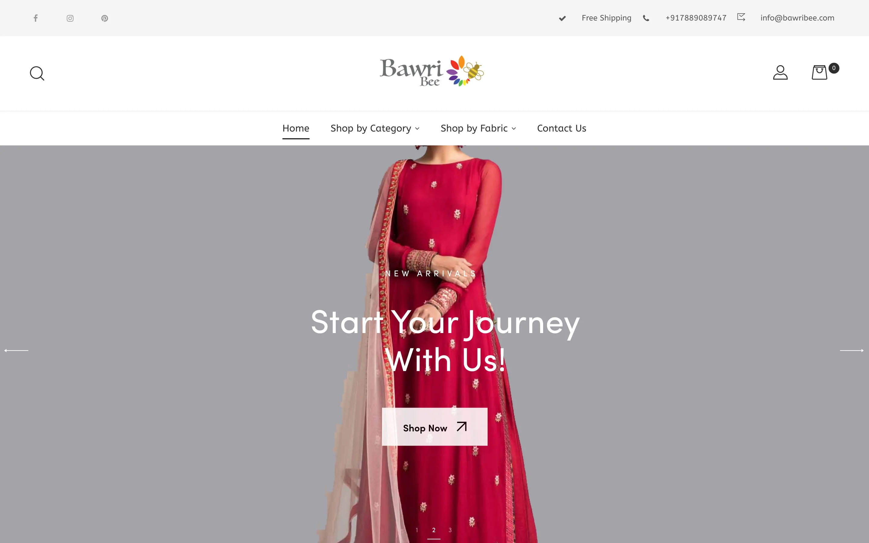 Bawri Bee website