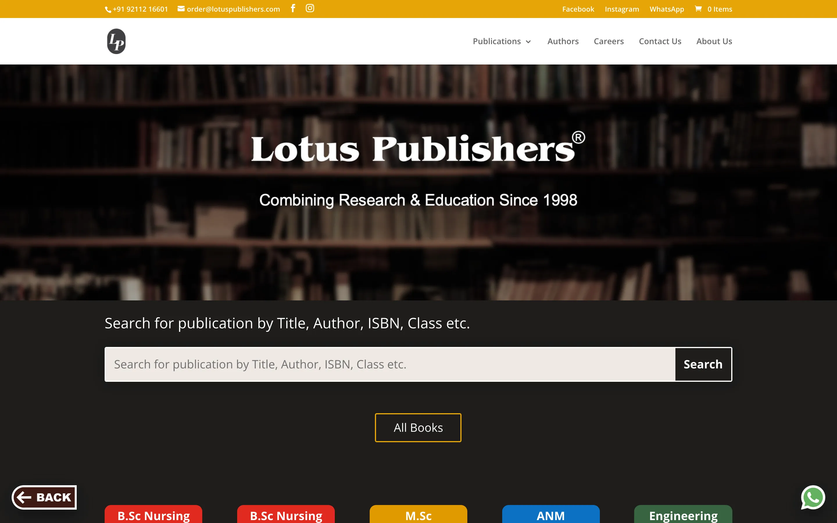 Lotus Publishers website